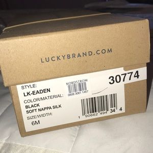 Black Lucky Brand Flats